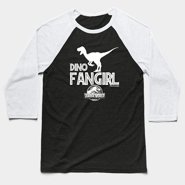 Dino Fangirl - Jurassic World Baseball T-Shirt by TMBTM